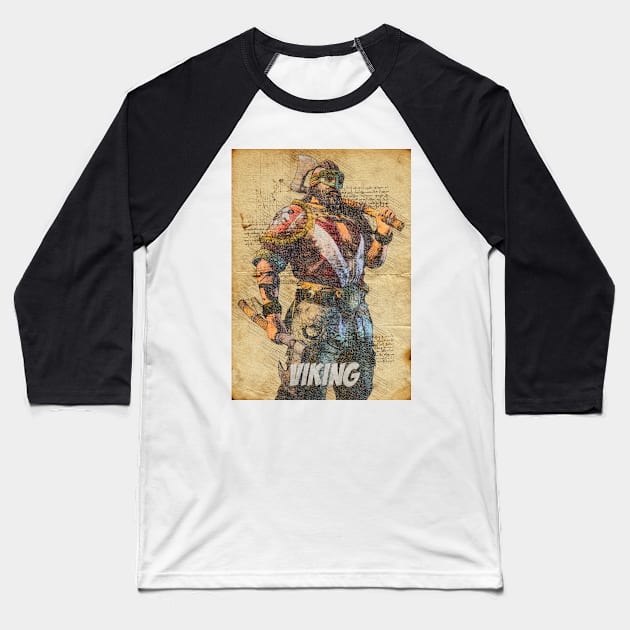 Viking Baseball T-Shirt by Durro